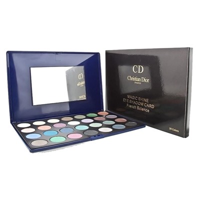 Тени для век Christian Dior Magic Shine 28 Colors Eye Shadow Card French Science 21 g