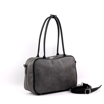 Сумка 210 македония серый+черный НОВИНКА