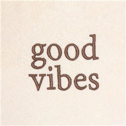 Полотенце махровое Этель Good vibes 35х50 см, 100% хлопок, 350 г/м2