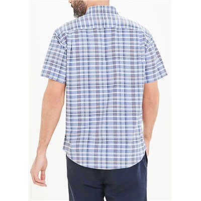 Lincoln Short Sleeve Check Oxford Shirt