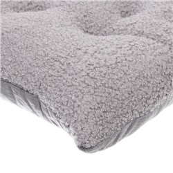 Сидушка на стул "SOFT" 40*40 см, цвет серый