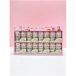 Набор декоративного скотча 10 шт. "Food stories", bunny, шоу-бокс 8 шт.