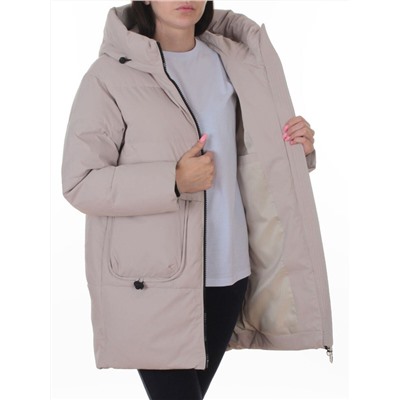 806 BEIGE Куртка зимняя женская (200 гр. синтепон)