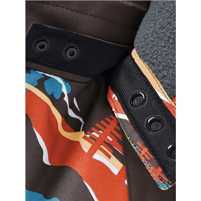 Горнолыжный костюм для мальчика оранжевого цвета 9329O