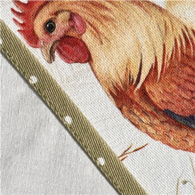 ДОРОЖКА "ЗОЛОТАЯ КУРОЧКА" 45Х300СМ, 100% ХЛОПОК, ТВИЛ