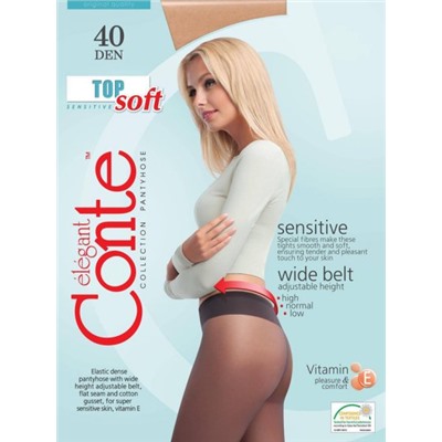 Колготки классические, Conte, Top Soft 40 оптом