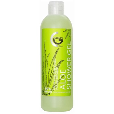 GREENINI BODY Гель для душа ALOE Увлажняющий 315 мл