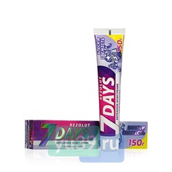 Зубная паста 7 days Rezolut комплексная Бережное осветление 150 гр