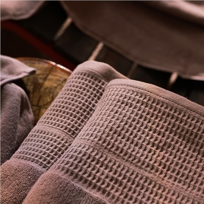 Полотенце махровое SL HOME: Waffle "Софт Мист" 50х90 см, 100% хлопок, 490 г/м2