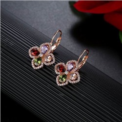 1G0013 Серьги с позолотой, 28х18х15мм