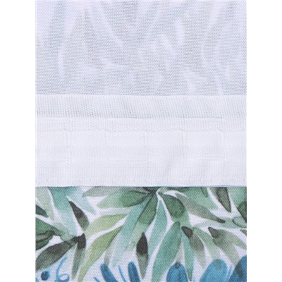 Комплект штор для кухни с подхватами Этель Olives, 145×180 см-2 шт., 100% п/э