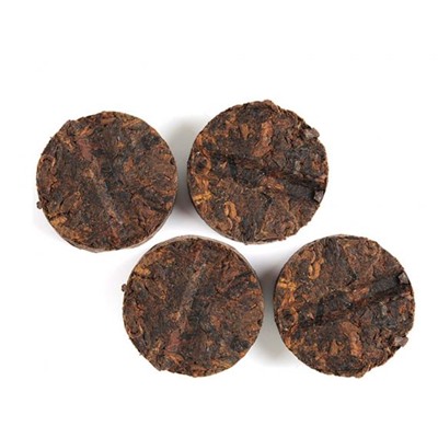 Пу-Эр Монетка [2014; Провинция Юньнань; Denfu Tea Factory] (Lu Bo Zhi Bao Mini Pu Er), 3 года