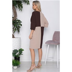 Платье Кайла (коричневое) П10677