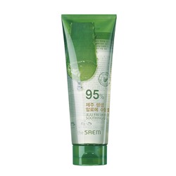 The Saem Jeju Fresh Aloe Soothing  Успокаивающий и освежающий гель с экстрактом алоэ вера 95%