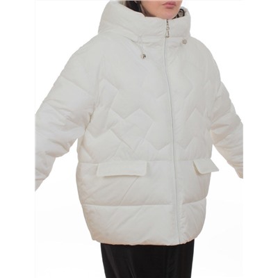 2309 WHITE Куртка зимняя женская (200 гр. холлофайбер)