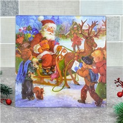 Доска разделочная 20*20см стеклянная