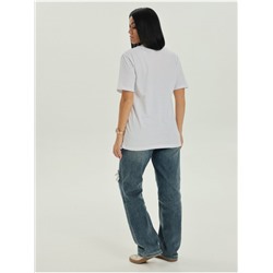 Футболка "Бегемотик" белый женская