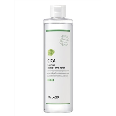 MeLoSo Тонер для лица с экстрактом центеллы / Cica Calming Blemish Care Toner, 300 мл