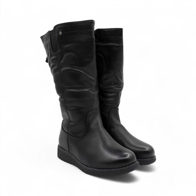 Сапоги 028-8А черные