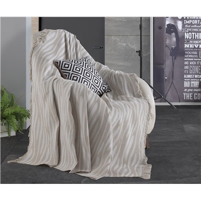 Накидка на Диван 170x220 см. 100% Хлопок Keten Verda Bej