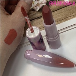 213254 Кремовая помада + глянцевый блеск NUDE 2 в 1 тон 11