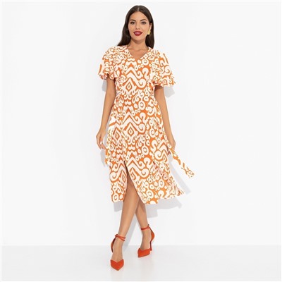 Платье из вискозы, Мода без компромиссов (оранжевое)
