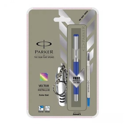 Ручка гелевая, Vector Metallix Roller Ball Pen, произв. Parker