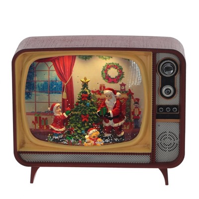 GAEM Изделие декоративное "Телевизор" (подсвет,вьюга,музыка, LR14х3 н/п +USB 100 см), L2, L21 W12 H17 см