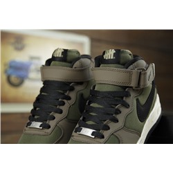 Зимние Nike из натуральной плотной кожи и нейлона