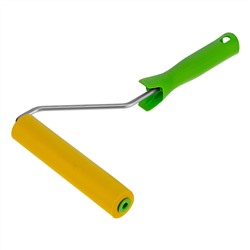 Валик прижимной резиновый с ручкой, 150 мм, D ручки 6 мм Сибртех