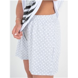 Пижама "Зая"серый с шортами