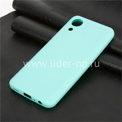 Задняя панель для Samsung Galaxy  A03 Core Силикон матовый (бирюзовая)