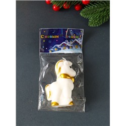 Свеча декоративная «Лошадка с бантиком», 5.5×2.6×8 см