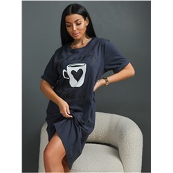 Туника "Кофе" графит