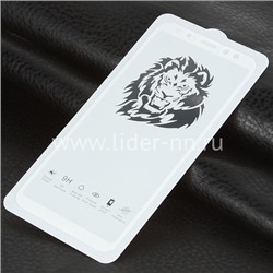 Защитное стекло на экран для Samsung Galaxy A6 2018 SM-A600F/DS 5-10D (без упаковки) белое