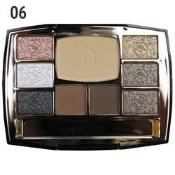 Тени для век C Travel Makeup Palette тени 6 цв. + тени для бровей 2 цв. + пудра 1 цв. № 6 33 g