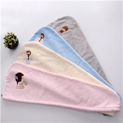 Полотенце для волос, милый платок, сухая шапочка для душа, оптовые продажи, увеличенная толщина