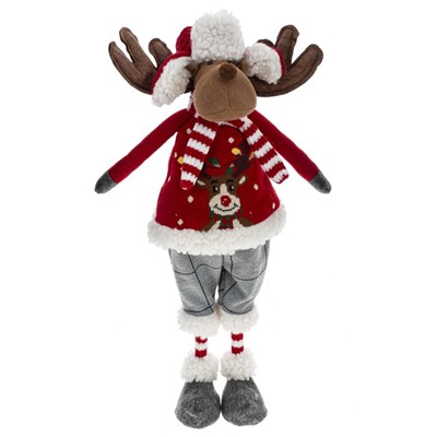 GAEM Игрушка набивная "Олень", L28 W15 H51 см