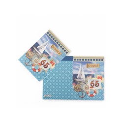 Открытка «Юбилей 65» тисниение,19  х 29 см