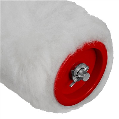 Валик "Искусственный мех", в сборе, 200 мм, D 48 мм, D ручки 6 мм, крепление шплинтом Сибртех