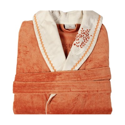 Халат Велюровый Женский (L) Efza-Terra Bayan Bornoz Large - EcoCotton