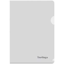 Папка-уголок Berlingo, А5, 180мкм, прозрачная