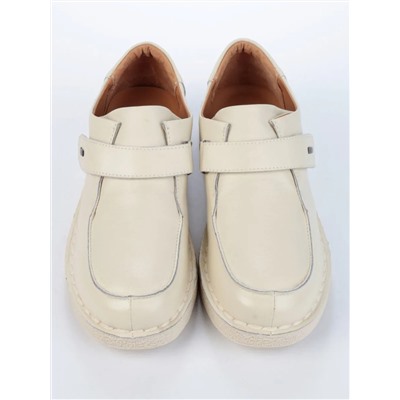 01-D7581-2 BEIGE Ботинки демисезонные женские (натуральная кожа)