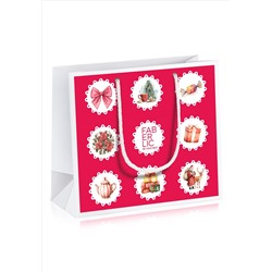 Бумажный подарочный пакет «Новогодняя сказка»