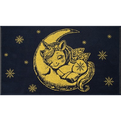 Полотенце махровое 6с103.412ж1 На луне(т.желтый) 50х90см