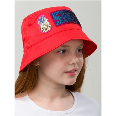Панама для девочек Красный(18)