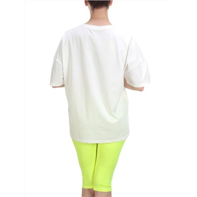 KD-791 WHITE/LIGHTGREEN Костюм-двойка женский 7986 TREND