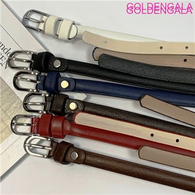 Ремень женский 1,5х135 см Р10 синий