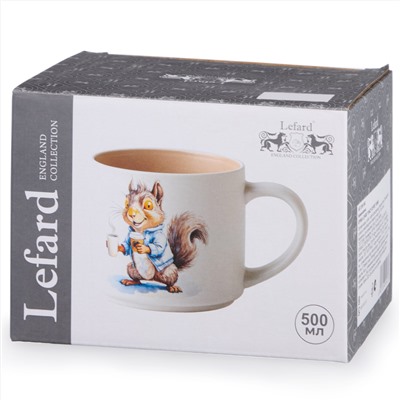 КРУЖКА LEFARD "CRAZY COFFEE" 500МЛ