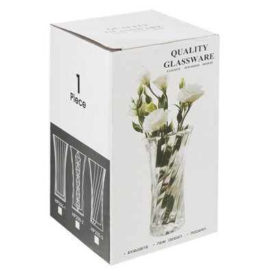 Ваза, L11 W11 H20 см